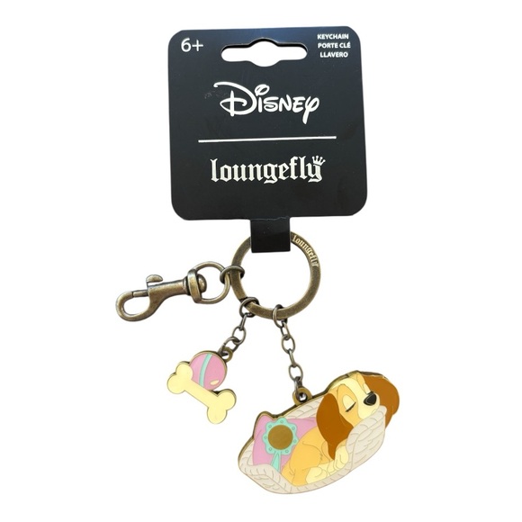 Loungefly Accessories - NWT Loungefly Lady & The Tramp Keychain
